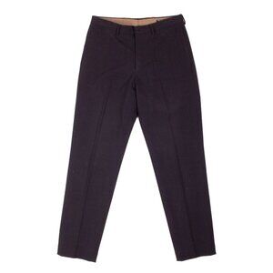 MIU MIU charcoal gray wool blend pinstripe pants
